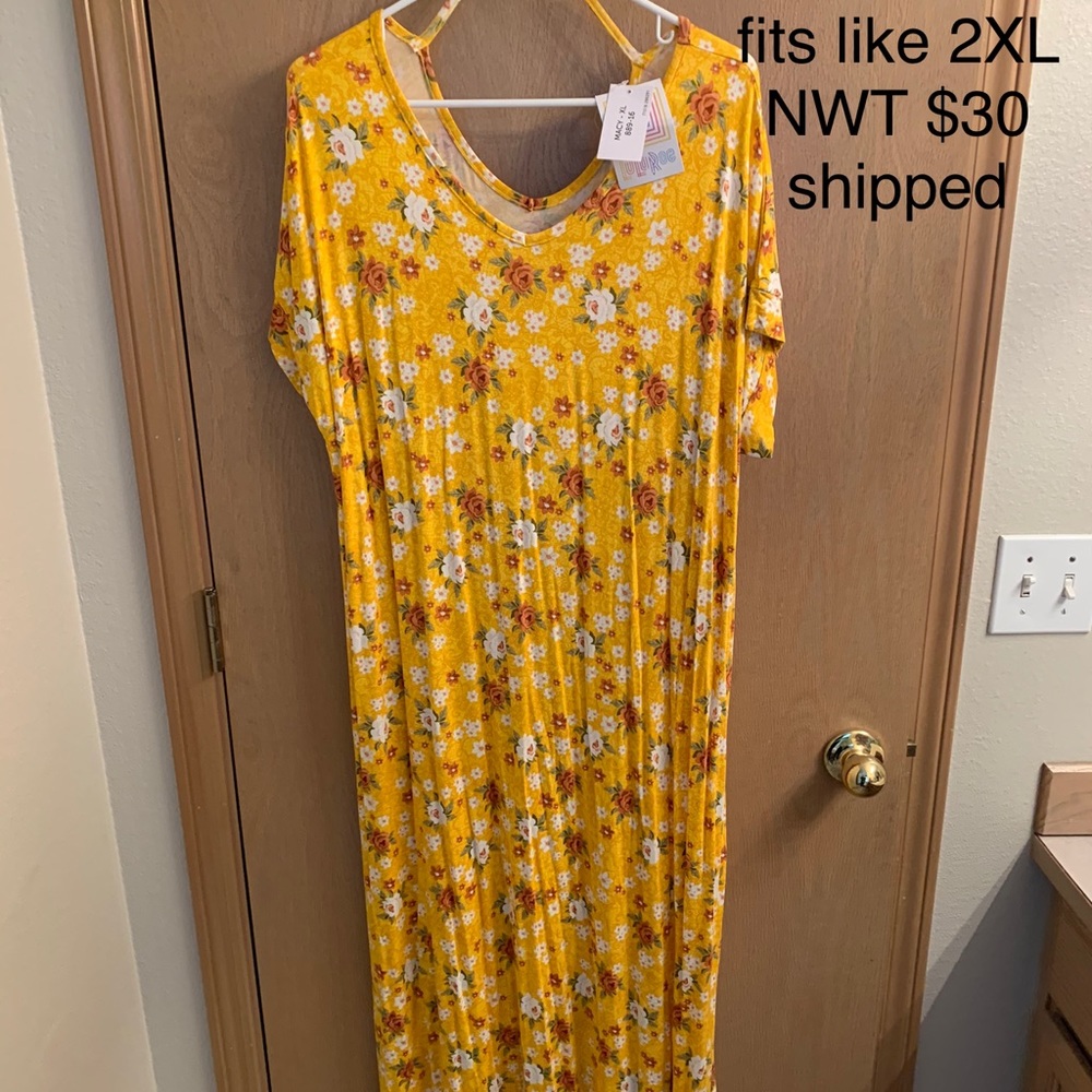 LULAROE XL MACI DRESS NWT